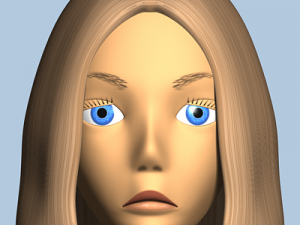 female cartoon character 03 Modèle 3D