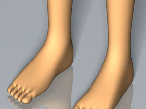 female cartoon character 03 3D Model