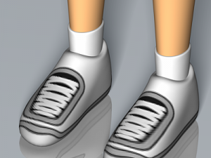 female cartoon character 03 Modèle 3D