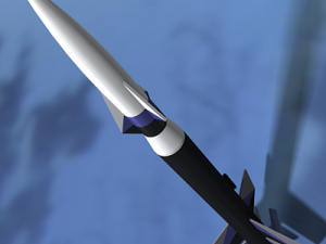 model rocket Modello 3D