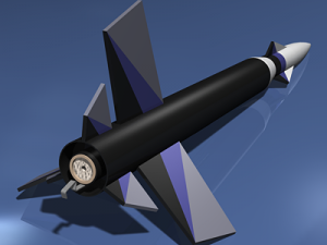 model rocket Modello 3D