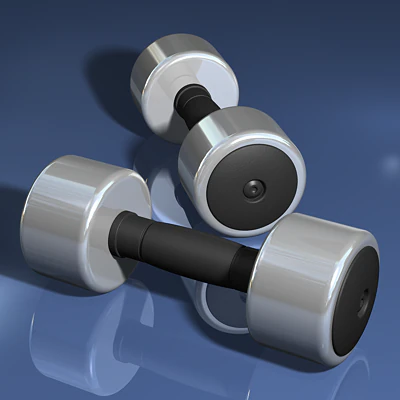 gym dumbbell weights 3D Model .c4d .max .obj .3ds .fbx .stl .blend 