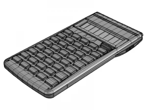 wissenschaftlicher Taschenrechner 3D Modell