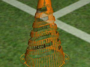 plastic sports cone 3D Model