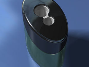 clear plastic pencil sharpener 3D Model