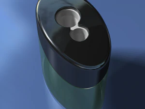 clear plastic pencil sharpener 3D Model