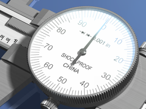dial caliper Model 3D