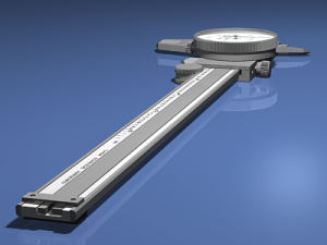 dial caliper Model 3D