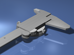 dial caliper Model 3D