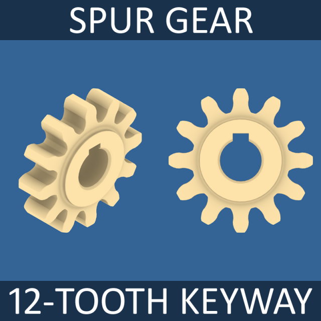Download spur gear collection 02 3D Model