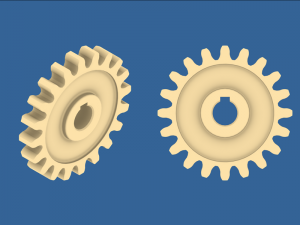 spur gear collection 02 Model do druku 3D
