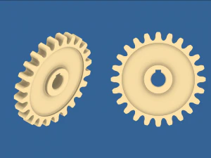 spur gear collection 02 3D Print Model