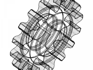spur gear collection 02 Model do druku 3D