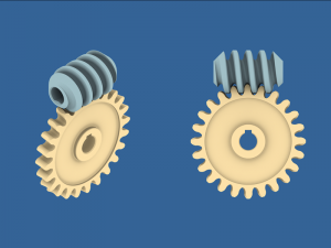 worm gear collection 02 Model do druku 3D