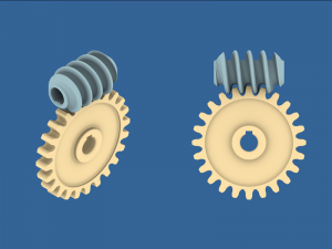 worm gear collection 02 Model do druku 3D