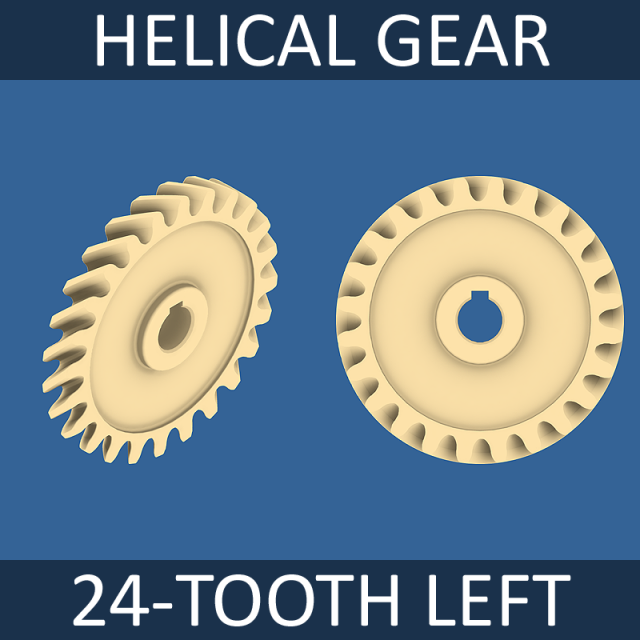 Download helical gear collection 02 3D Model