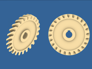 helical gear collection 02 3D Принт Модель