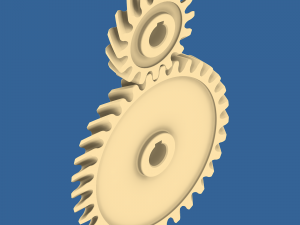 helical gear collection 02 3D Принт Модель