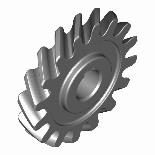 Download helical gear collection 02 3D Model