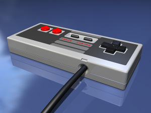 vintage video game controller Modelo 3D