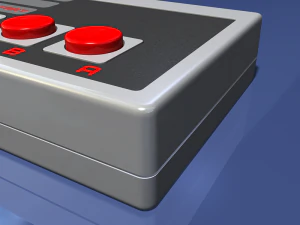 vintage video game controller 3D Model