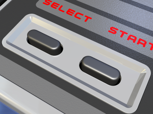 vintage video game controller Modelo 3D