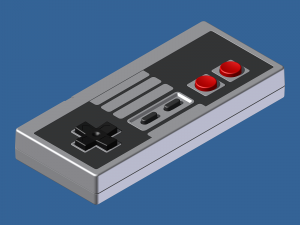vintage video game controller - 3d printable 3D Принт Модель