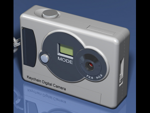 keychain digital camera Modèle 3D