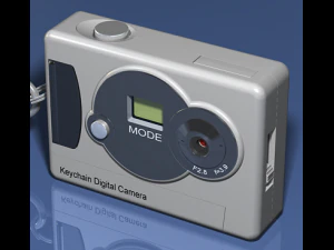 keychain digital camera 3D Model