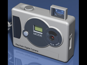 keychain digital camera 3D Model