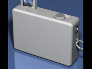 keychain digital camera Modèle 3D
