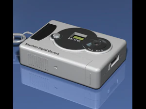 keychain digital camera 3D Model