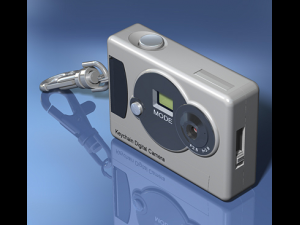 keychain digital camera Modèle 3D