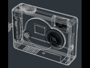 keychain digital camera Modèle 3D