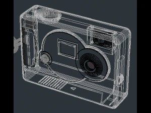 keychain digital camera 3D Model