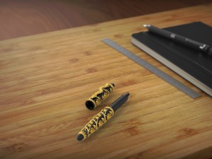 forest life pen 3D 模型