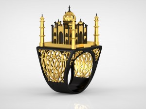 the tajmahal ring Modèle 3D