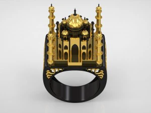 the tajmahal ring 3D Model