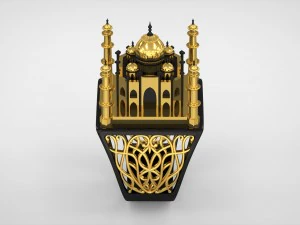 the tajmahal ring 3D Model
