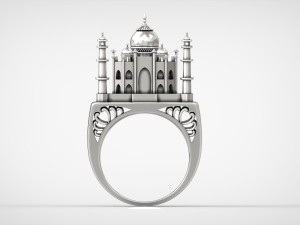 the tajmahal ring 3D Modell