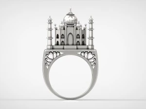 the tajmahal ring 3D Model