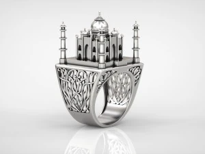 the tajmahal ring 3D Model