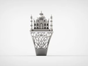 the tajmahal ring 3D Model