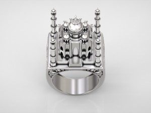 the tajmahal ring 3D Modell
