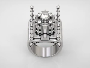 the tajmahal ring 3D Model