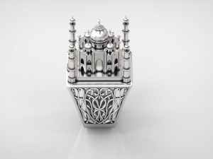 the tajmahal ring 3D Modell