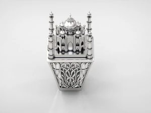 the tajmahal ring 3D Model