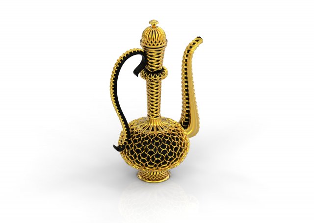 mughal surahi 3D Druckmodell .c4d .max .obj .3ds .fbx .stl .blend