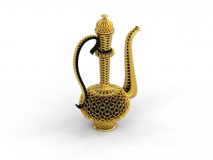 mughal surahi 3Dプリントモデル