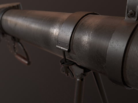 Lewis MachineGun 3Dモデル